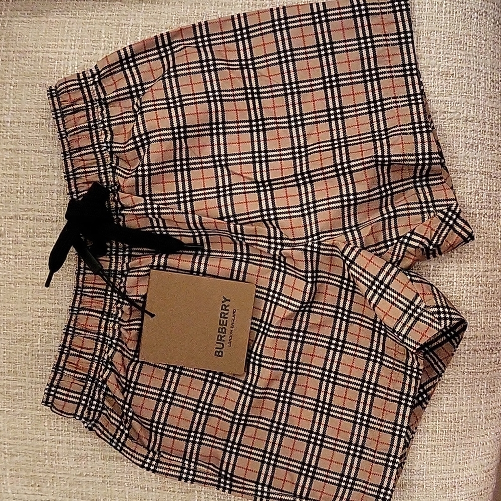 Burberry 18 months Boy's Signature Check Swim Shorts